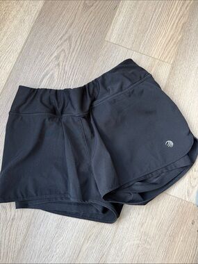 MPG Black Women's Athletic Shorts with Subtle Logo